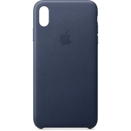 Apple Iphone Xs Max Leather Case - Midnight Blue